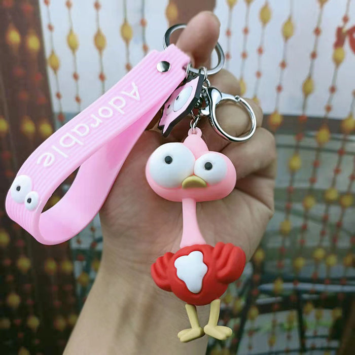 Wholesale Cute and quirky big-eyed animal keychains