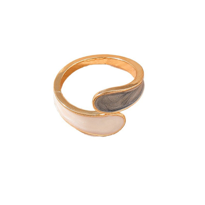 Wholesale Iron Alloy Electroplated Geometric Open Adjustable Ring MOQ≥2