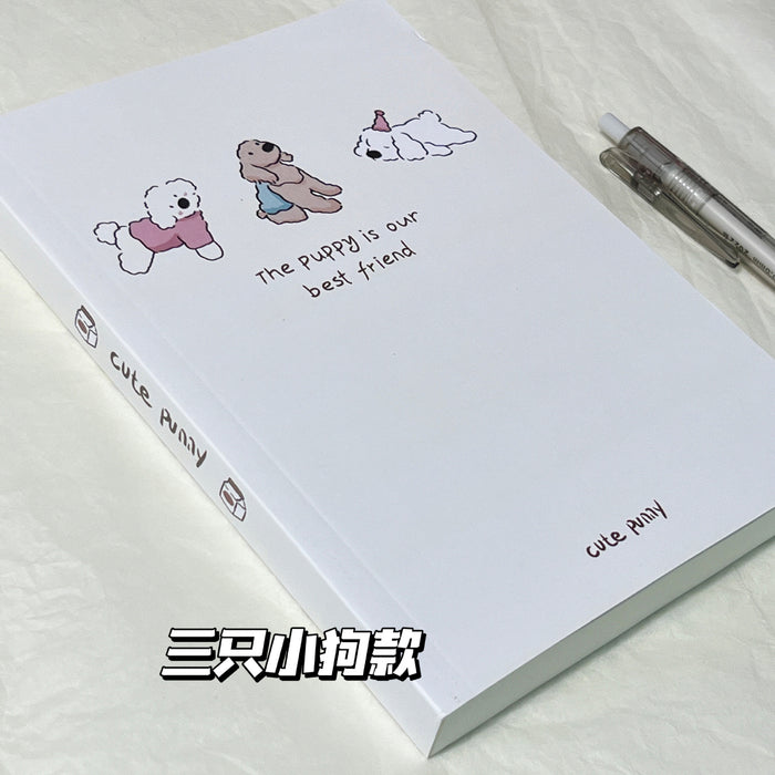 Wholesale Cute Puppy Notebook Thick Durable Notepad Painting Book Student