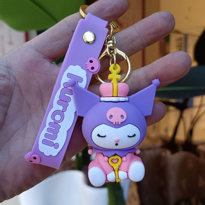 Wholesale Cartoon Silicone Anime Keychain JDC-KC-YiChang036