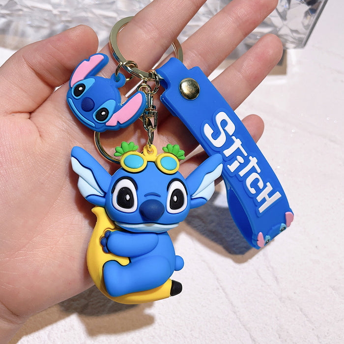 Wholesale Cartoon Silicone Doll Keychain JDC-KC-QiChao007