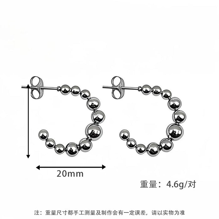 Wholesale Earrings, fashionable and high-end earrings, titanium steel earrings