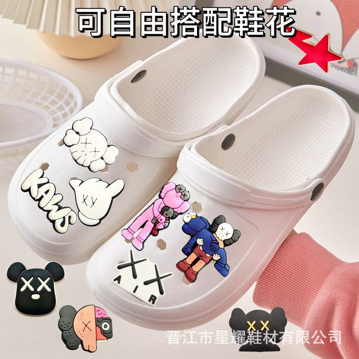 Wholesale Cave shoes, flower shoes, buckles, PVC soft rubber, detachable shoe accessories, buckles, decorative buckles, wholesale in stock