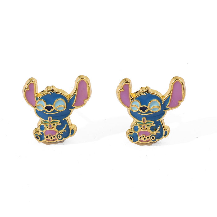 Wholesale Cartoon cute earrings studs ear accessories