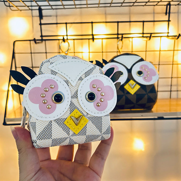 Wholesale PU Owl Key Pendant JDC-KC-DiPN001
