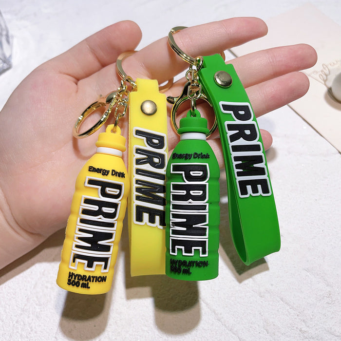 Wholesale Silicone Energy Drink Bottle Keychain JDC-KC-QiChao070