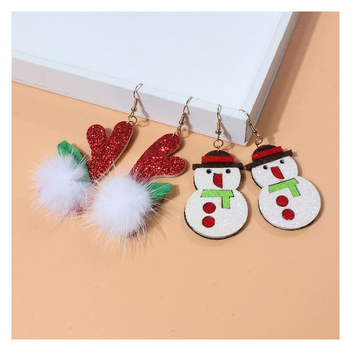 Wholesale Christmas Fabric Earrings JDC-ES-TengC001