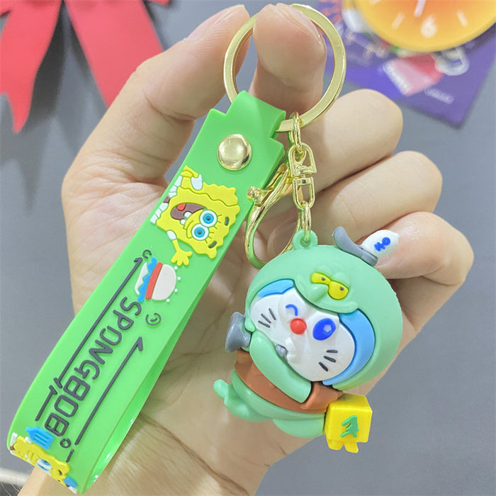 Wholesale PVC Cartoon Doll Keychain JDC-KC-WuYi018