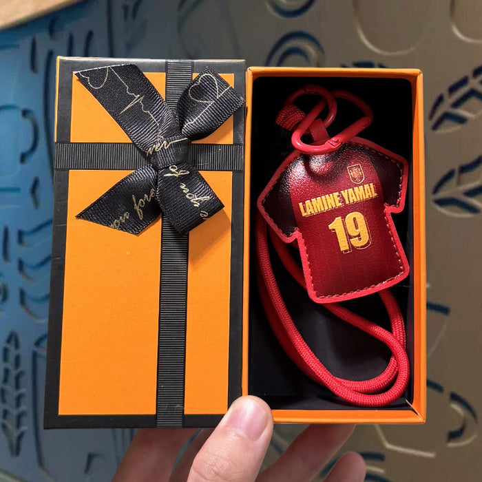 Wholesale Soccer Jersey Leather Keychain Bag Charm Gift for Fans