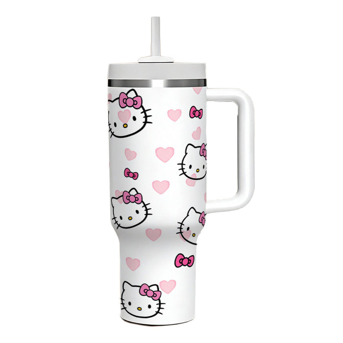 Wholesale Pink 40oz Water Cup Stainless Steel Thermal Insulation Car ice bullies cup