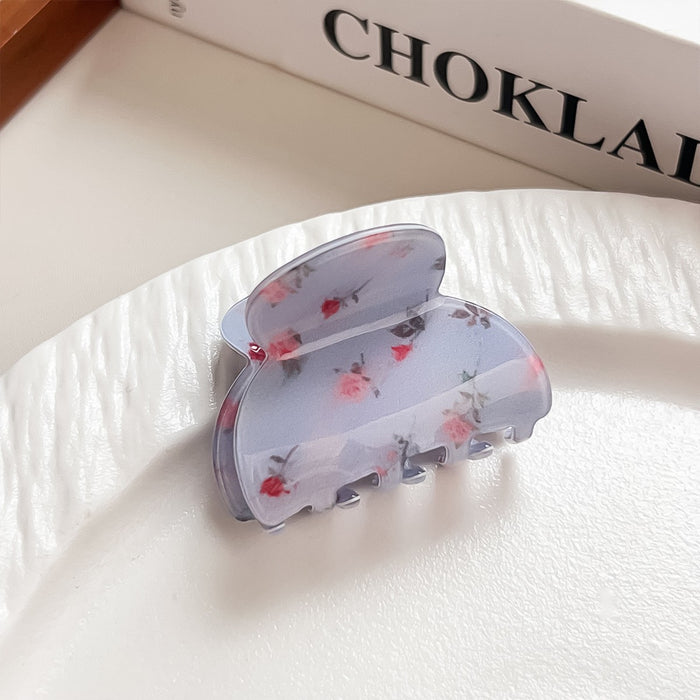 Wholesale PVC Plaid Claw Hair Clip - Retro Fashion Accessory