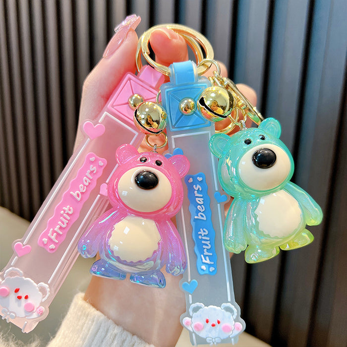 Wholesale Acrylic Doll Bear Keychain JDC-KC-WoA019