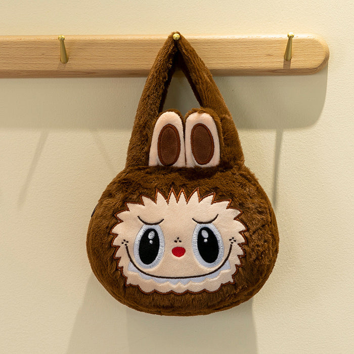 Wholesale Large Capacity Cartoon Plush Velvet Shoulder Bag