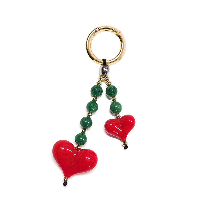 Wholesale  Keychain Love Key Chain DIY Hanging Ornaments Girls  Bag Small Pendant