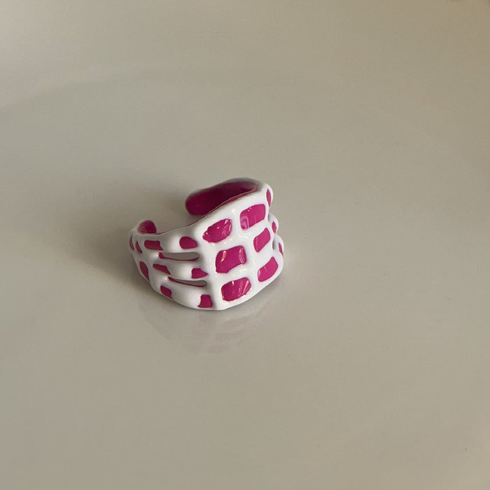 Wholesale Small niche design metal layered ring with high-end opening ring