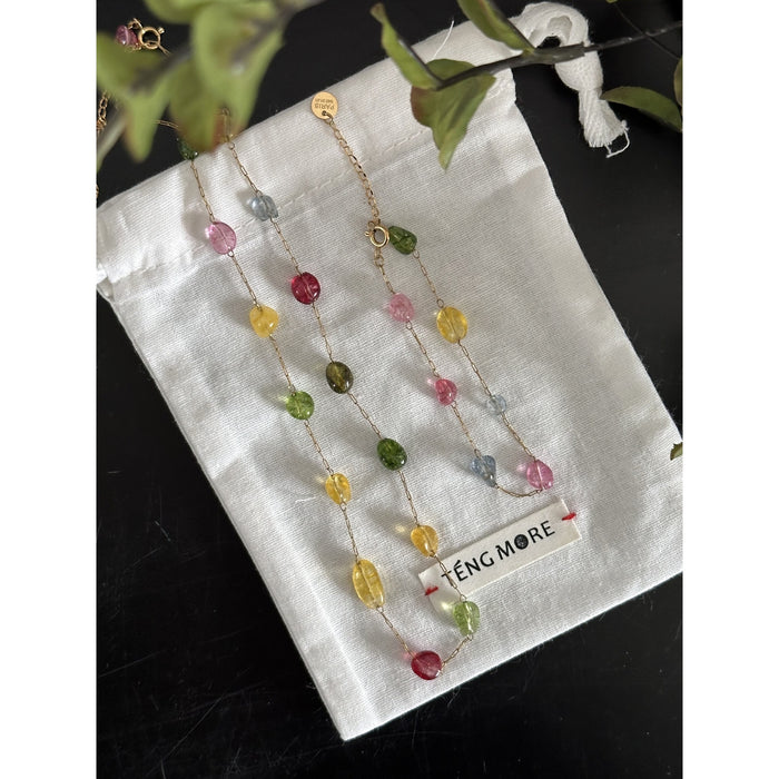 Wholesale Holiday Seaside Suitable Sweet Handmade Beaded Bracelet Necklace with Full Transparency