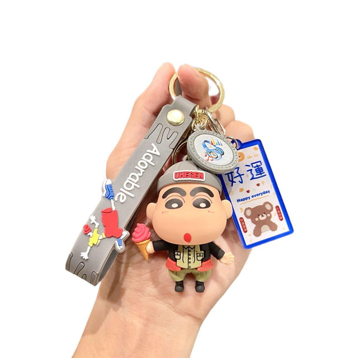 Wholesale  Key Chain Cartoon Car Key Pendant Men and Women Couple School Bag Hanging Ornaments