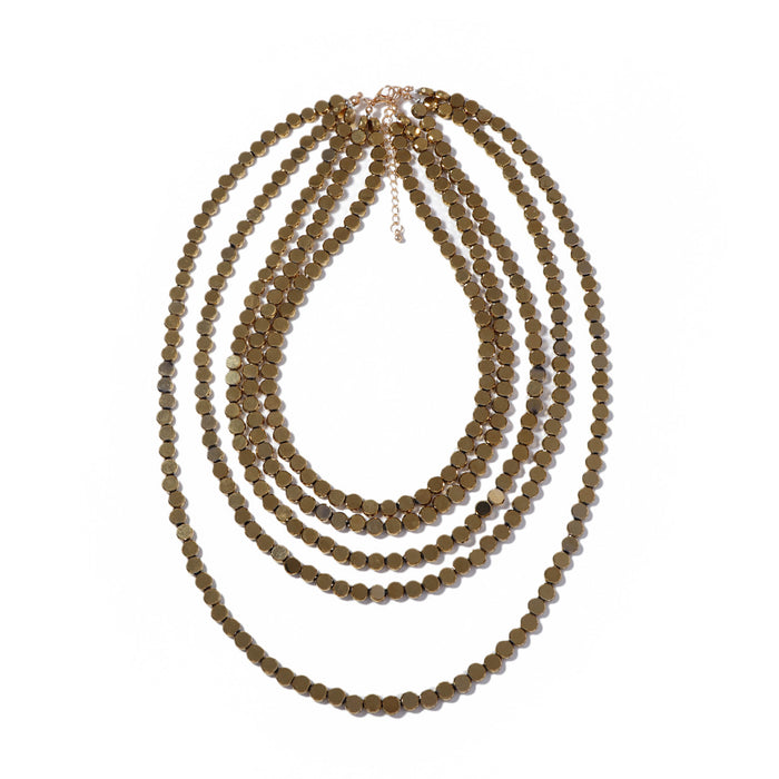 Wholesale Multi-layer Light Luxury Design Sense Alloy Long Necklace Niche Women