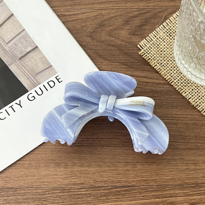 Wholesale Bow Grab Clip Elegant Acetic Acid Hairpin