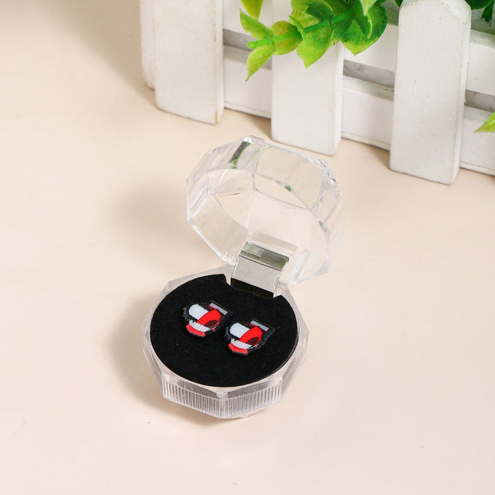 wholesale Anime peripheral characters PVC stud earrings JDC-ES-XMeng001