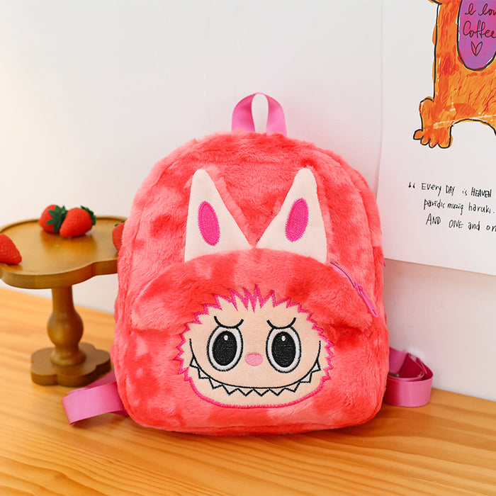 Wholesale Plush Children' s Cartoon Backpack Kindergarten School Bag
