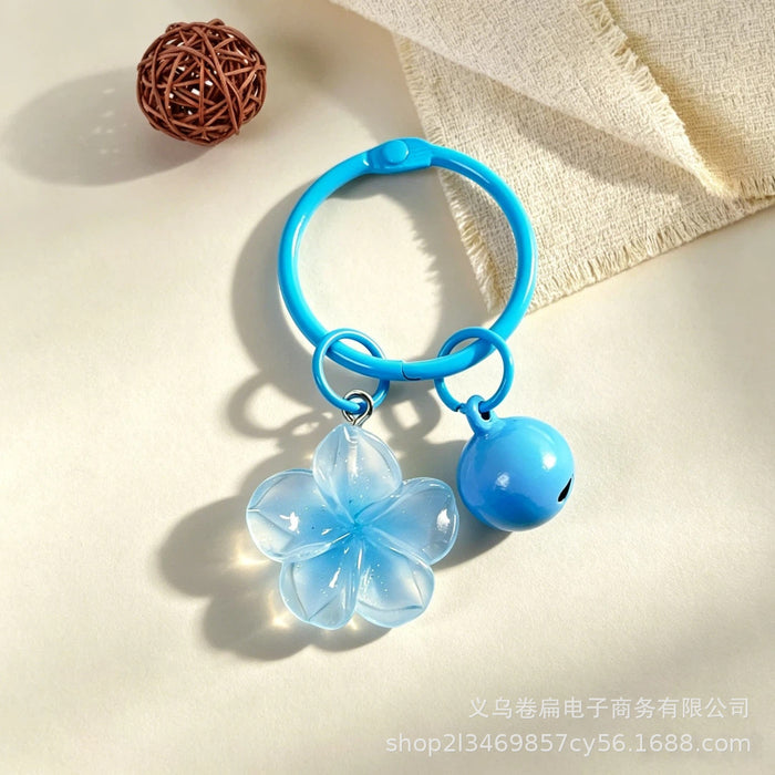 Wholesale Plastic Resin Keychain Card Ring Bell Charm Cute Style Bag Charm DIY Craft Accessory