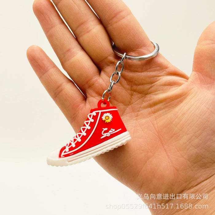 Wholesale PVC Cartoon Daisy Shoe Keychain JDC-KC-XiangY061