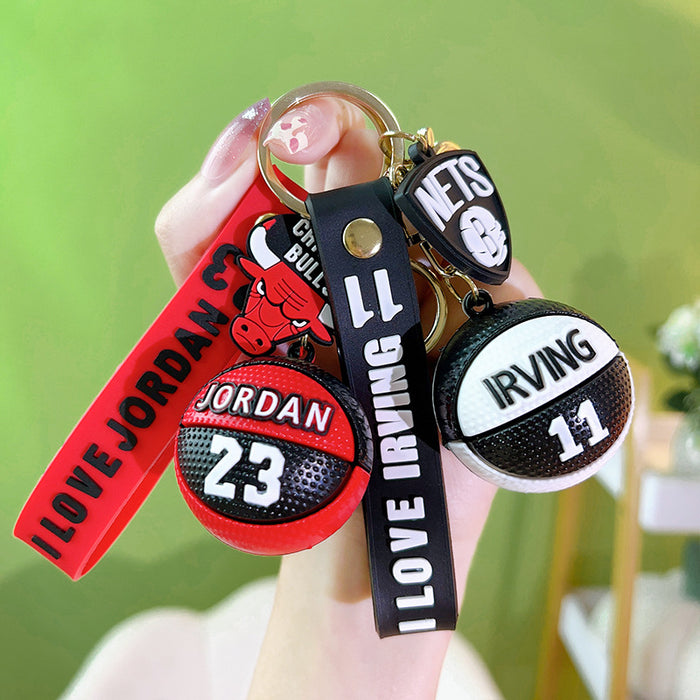 Wholesale Mini Basketball Keychains JDC-KC-YanG024