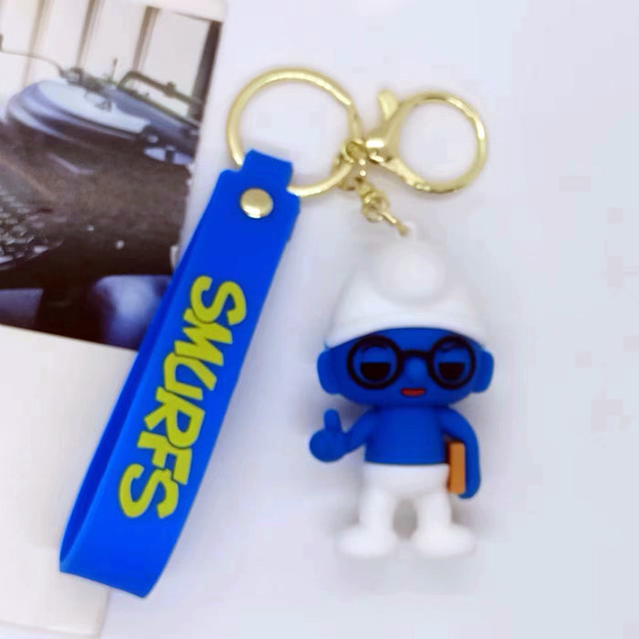Wholesale Cartoon elf doll keychain pendant bag car keychain accessories blind box gift