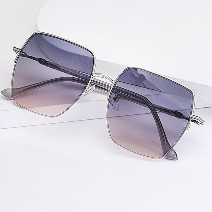 Wholesale Large Frame Brushed Nylon Sunglasses Women's TR90 Sunglasses Women's  Glasses