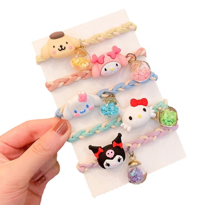 Wholesale Cartoon Personality Cloth Hair Tie JDC-HS-HuiDi028