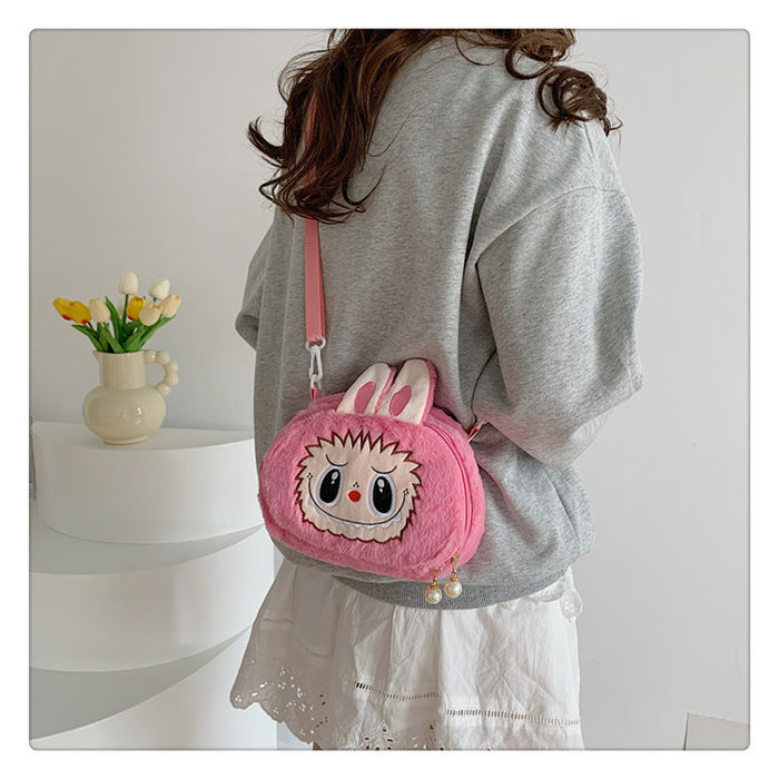 Wholesale Rabbit Doll Stuffed Cartoon Shoulder Bag Girls Gift Crossbody