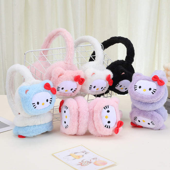 Wholesale Cute cartoon-themed warm and thick earmuffs and plush f