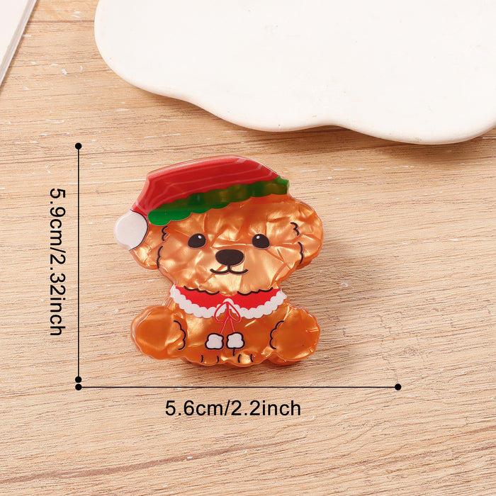 Wholesale Christmas ornaments cartoon animal claw clip