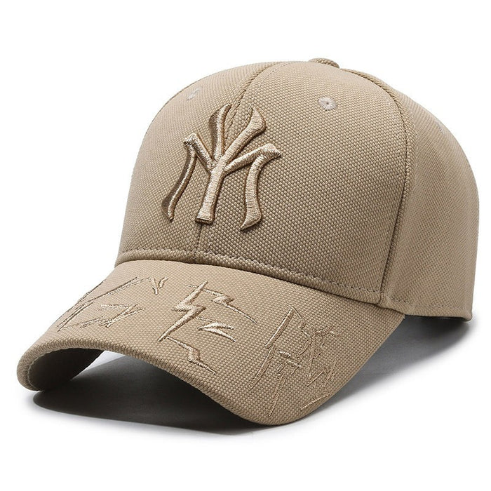Wholesale Baseball cap, embroidered hat, outdoor casual duckbill cap, versatile sun protection and sunshade hat