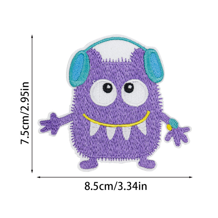 Wholesale Small Monster Embroidered Cloth DIY Patches