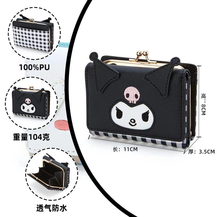 Wholesale Cute PU Leather Zipper Buckle Wallet