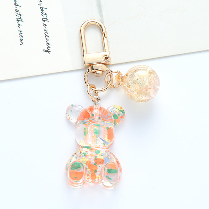 Wholesale  Soft and Cute  Keychain Pendant  Crystal Pearl  Bag Pendant