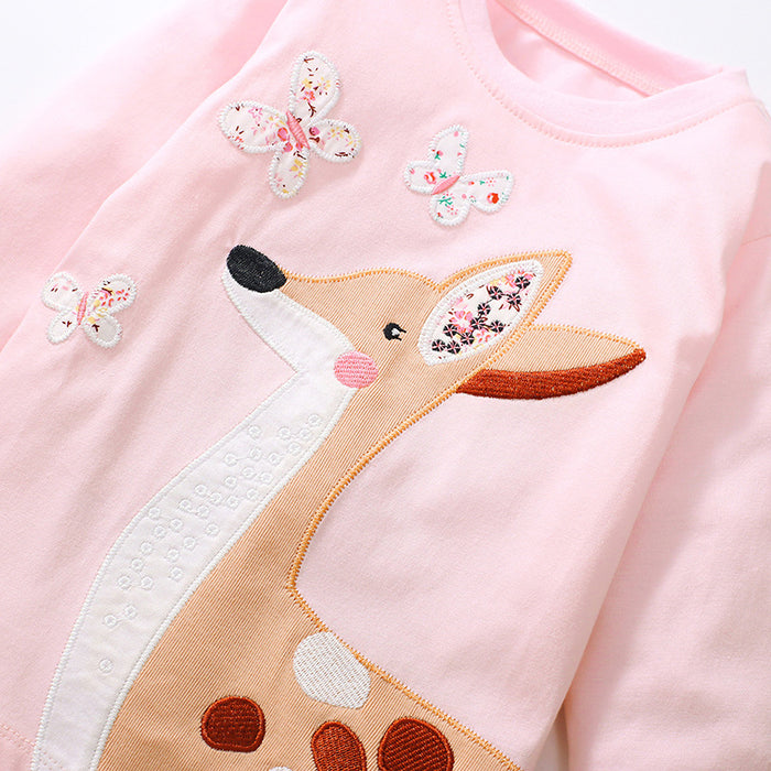 Wholesale Cute Animal Children's Cotton T-Shirts JDC-CTS-BST050