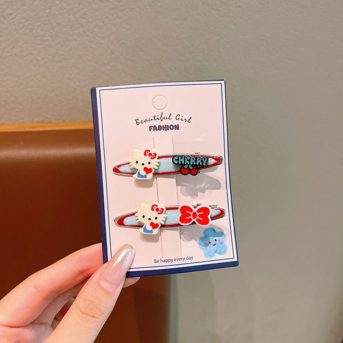 Wholesale Children' s blue cat hair clip