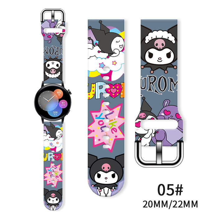 Wholesale Tpu Printed Watch Strap JDC-WD-NuoQi010