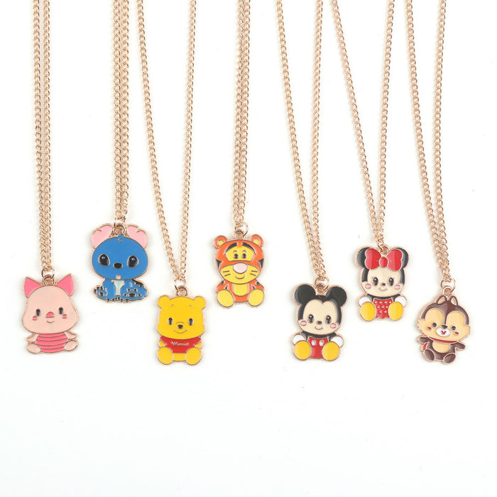 Wholesale Halloween Cartoon Alloy Pendant Necklace JDC-NE-FuYu010