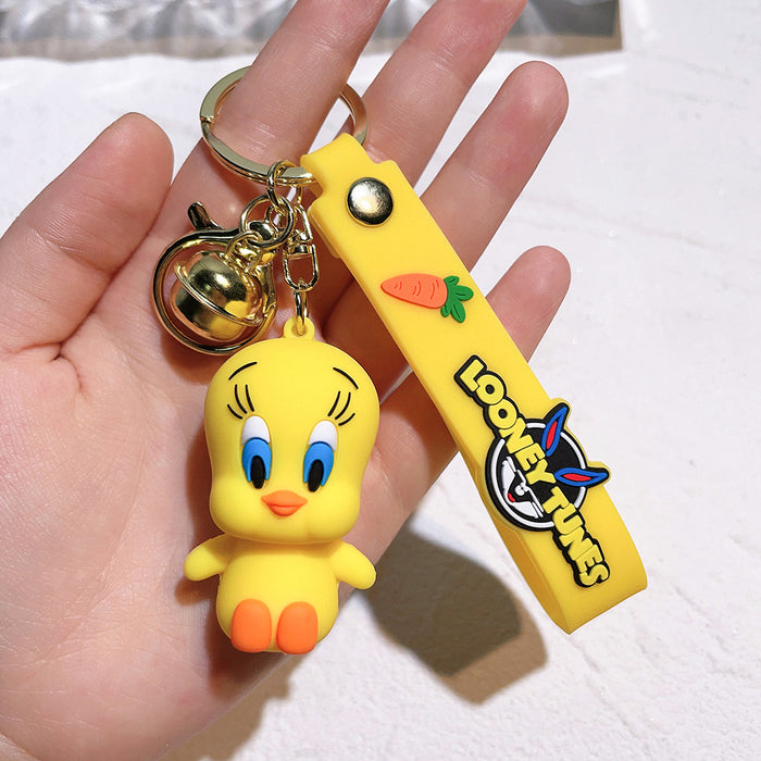 Wholesale Cartoon Doll Silicone Keychain JDC-KC-QiChao003