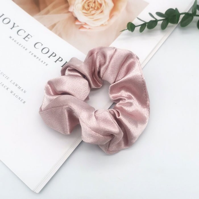 Wholesale Hair accessories: Solid color satin headband, retro and simple, large hair string