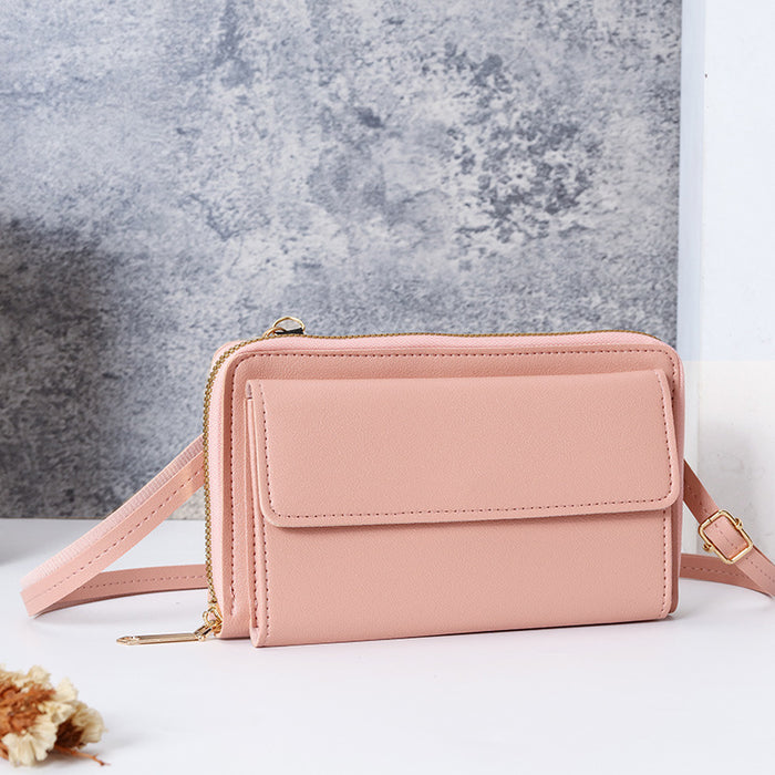 Wholesale PU Leather Horizontal Square Phone Bag for Women - Trendy Cute Daily MOQ≥3