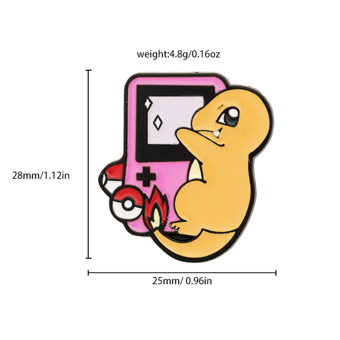 Wholesale Anime Brooch Pin Creative Metal Badge For Backpack Clothing Bags Electroplating Finish Everyday Wear Gift