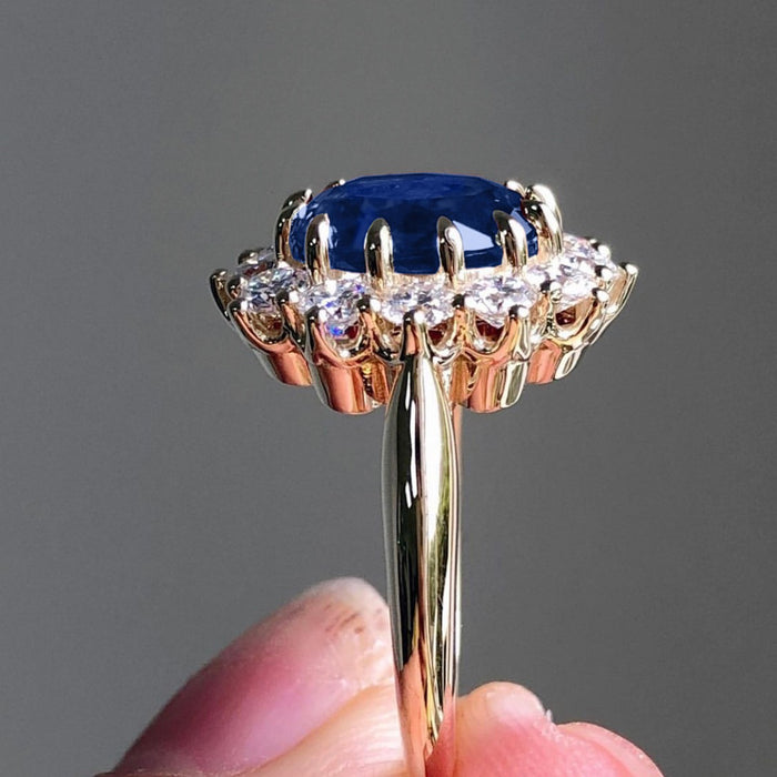 Wholesale Sapphire ring stylish and simple ring