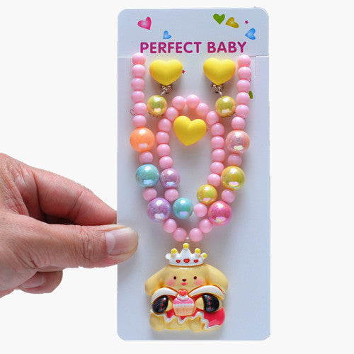 Wholesale Children' s Cartoon Cute Beaded Necklace