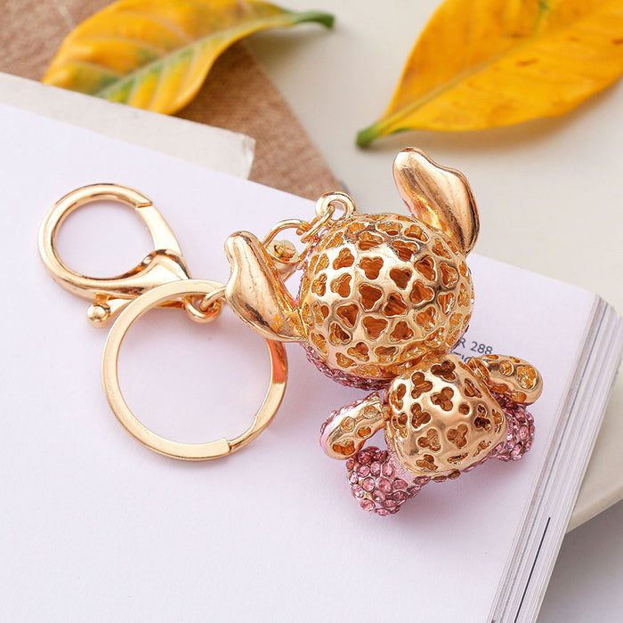 Wholesale Cartoon Diamond Alloy Keychain JDC-KC-ChaoK055