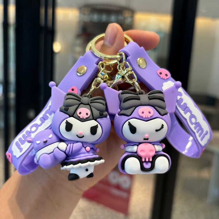 Wholesale Cartoon Silicone Anime Keychain JDC-KC-PengYu047